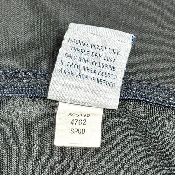 Vtg 90s Y2K Old Navy Stretch Pencil Skirt Witchy Whimsigoth Capsule Grunge Black - Picture 6 of 10